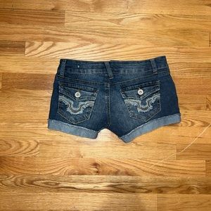 Wallflower jean shorts